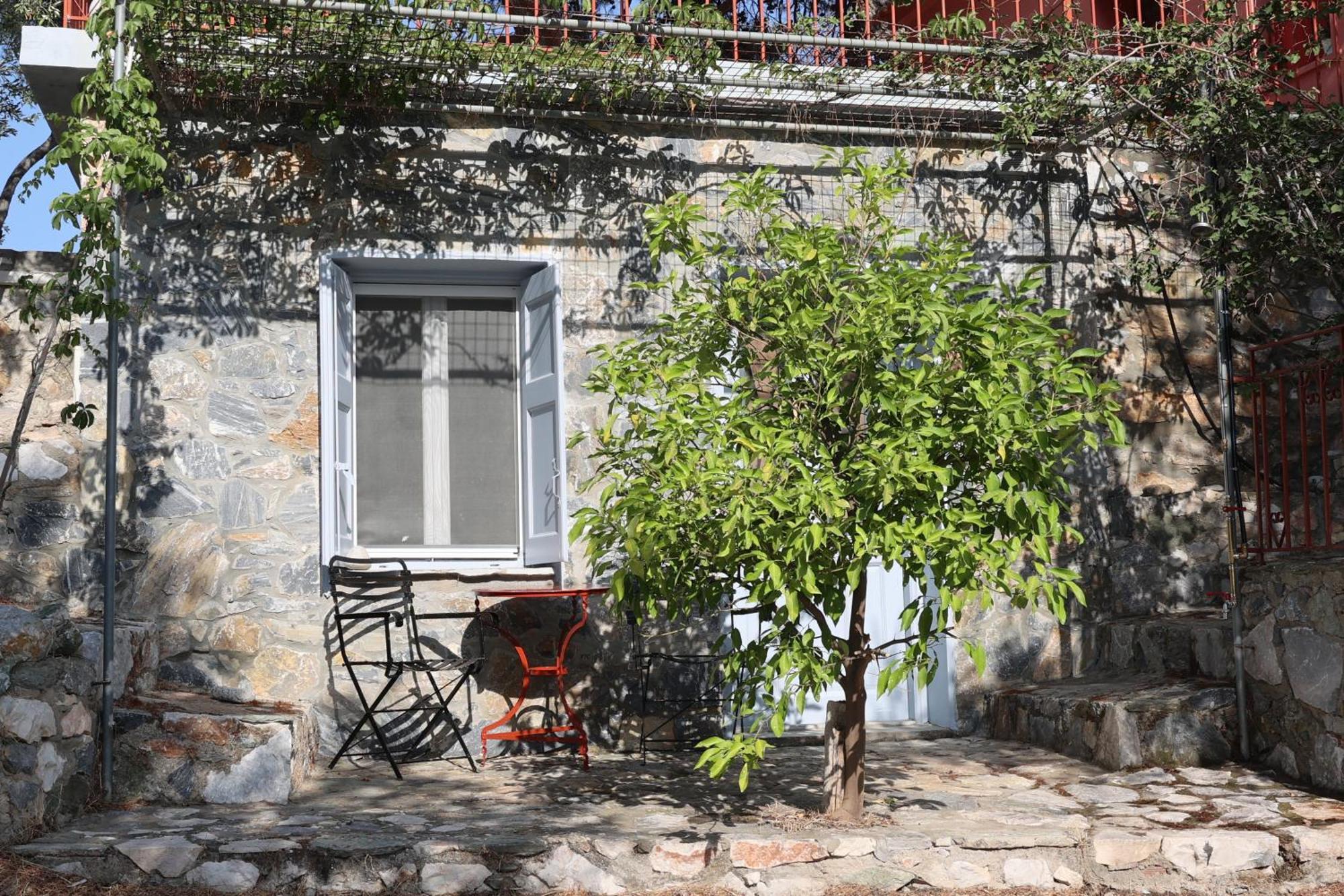 Δωμάτια Κόκκινος Πύργος Plomari Dış mekan fotoğraf