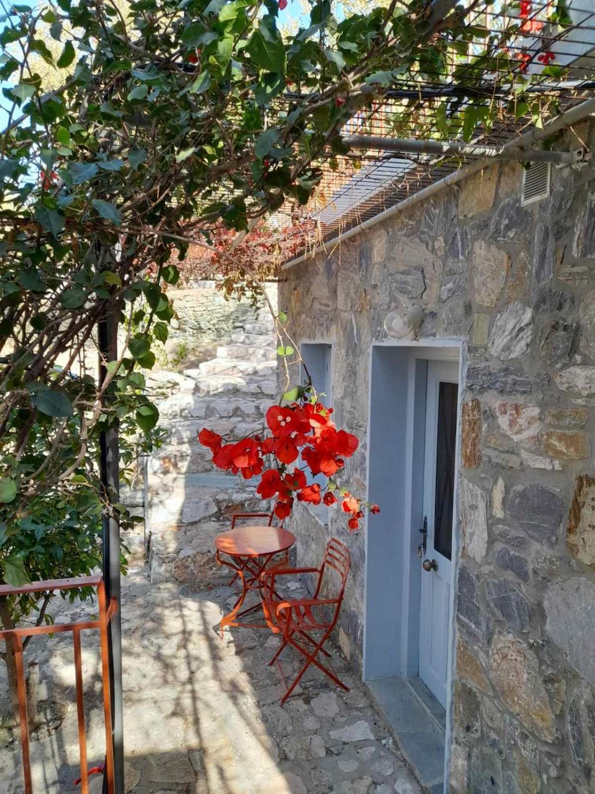 Δωμάτια Κόκκινος Πύργος Plomari Dış mekan fotoğraf